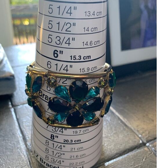 Gorgeous Vintage Emerald Green and Romance Rust Brown SET of 2, Stamped - Picture 7 of 7